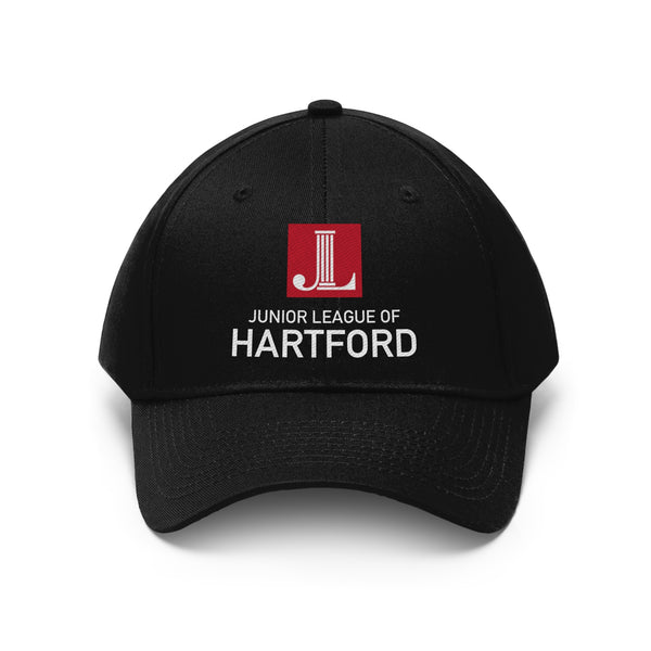 JL Hartford "Logo" Embroidered Unisex Twill Hat