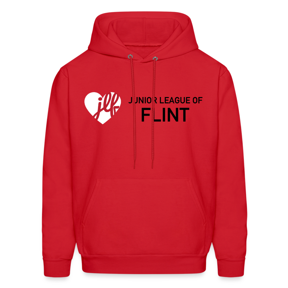 JL Flint "Heart Logo" Unisex Hoodie - red