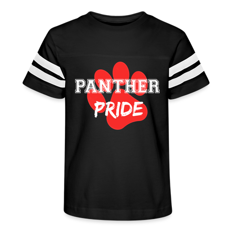 Patterson Kid's Vintage Sports T-Shirt - black/white