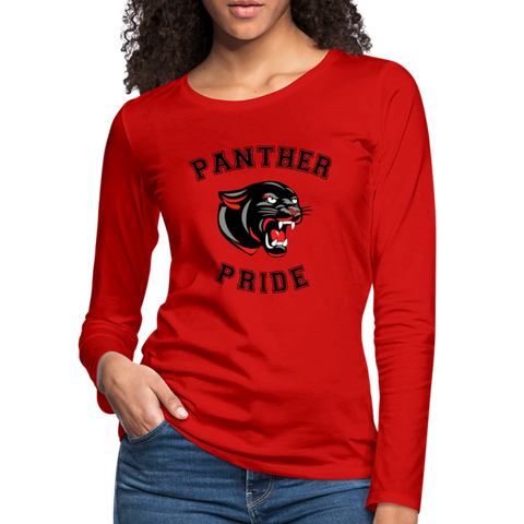 Patterson Women's Premium Long Sleeve T-Shirt - red