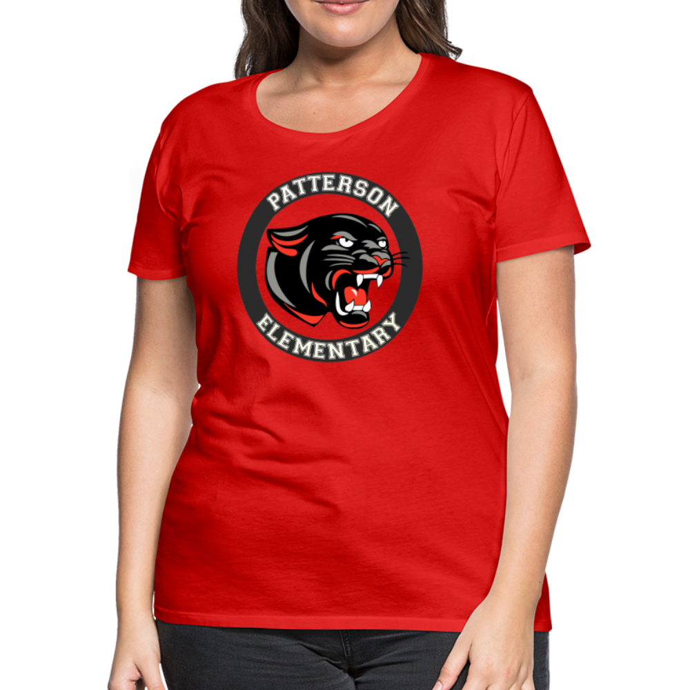 Patterson "Ring Logo" Women’s Premium T-Shirt - red