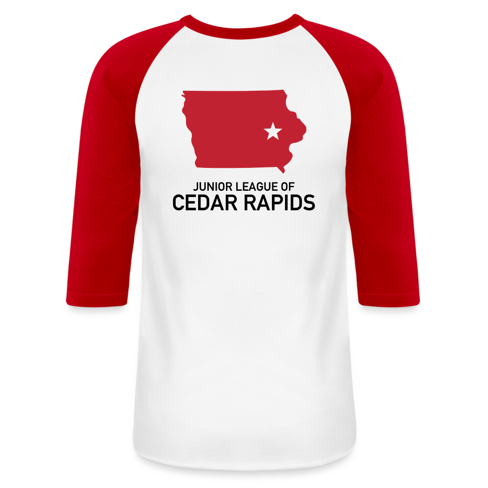 JL Cedar Rapids Baseball T-Shirt - white/red