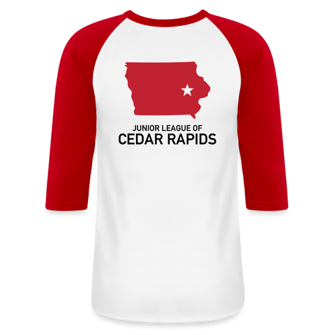 JL Cedar Rapids Baseball T-Shirt - white/red