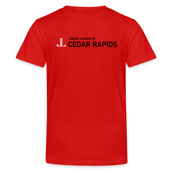 JL Cedar Rapids Kids' Premium T-Shirt - red