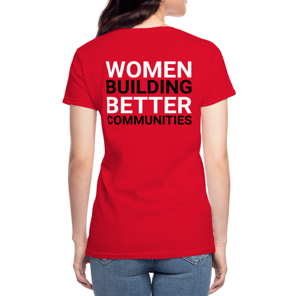 JL Cedar Rapids Women's V-Neck T-Shirt - red