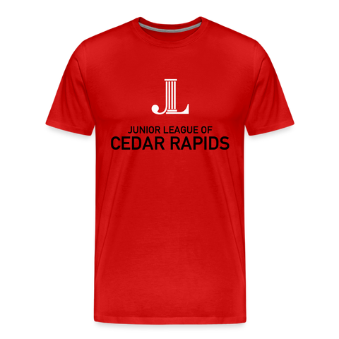 JL Cedar Rapids "Logo" Unisex Premium T-Shirt - red