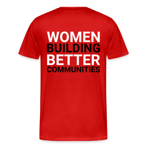 JL Cedar Rapids "Better Communities" Unisex Premium T-Shirt - red