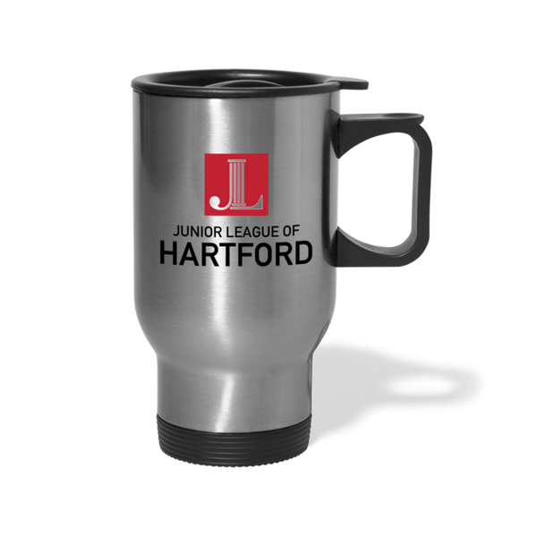 JL Hartford Travel Mug - silver