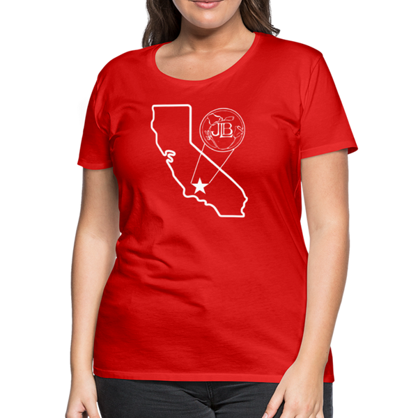 JL Bakersfield Women’s Premium T-Shirt - red