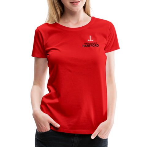 JL Hartford "Pocket Logo" Women’s Premium T-Shirt - red