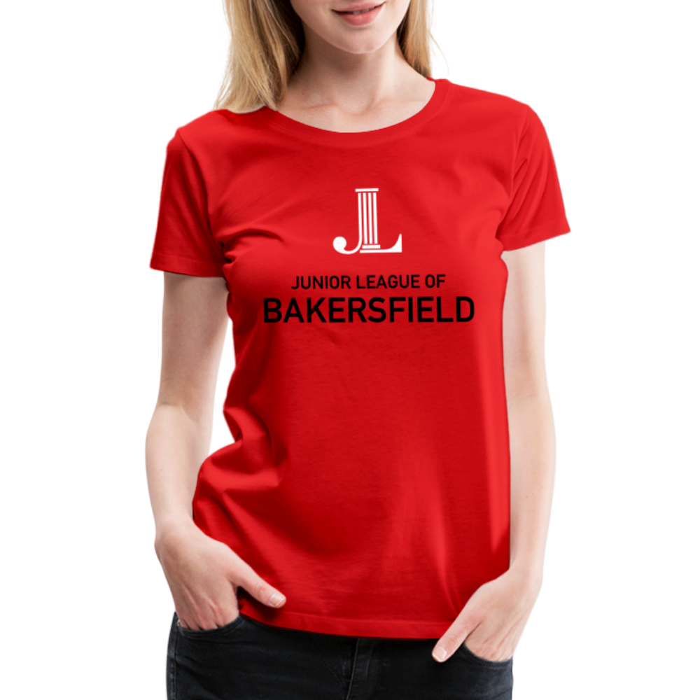 JL Bakersfield "Logo" Women’s Premium T-Shirt - red