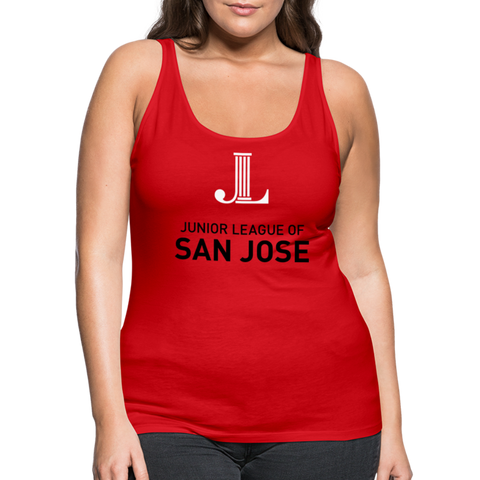 JL San Jose "Logo" Women’s Premium Tank Top - red