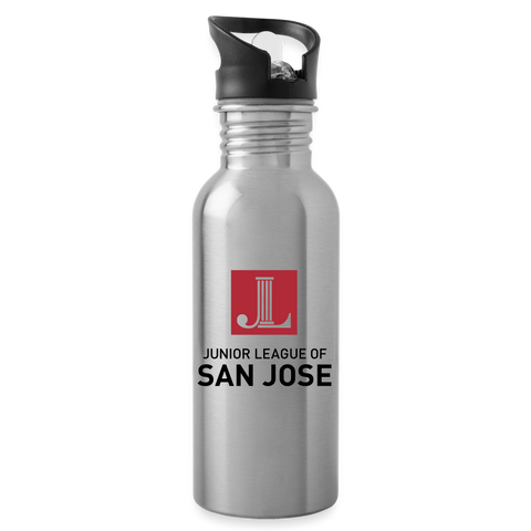 JL San Jose "Logo" Water Bottle - silver