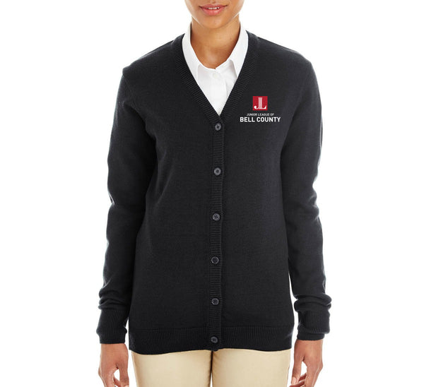 JL Bell County Women's "Logo" Embroidered Cardigan