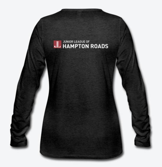 JL Hampton Roads "Rebel With A Cause" Women's Premium Long Sleeve T-Shirt