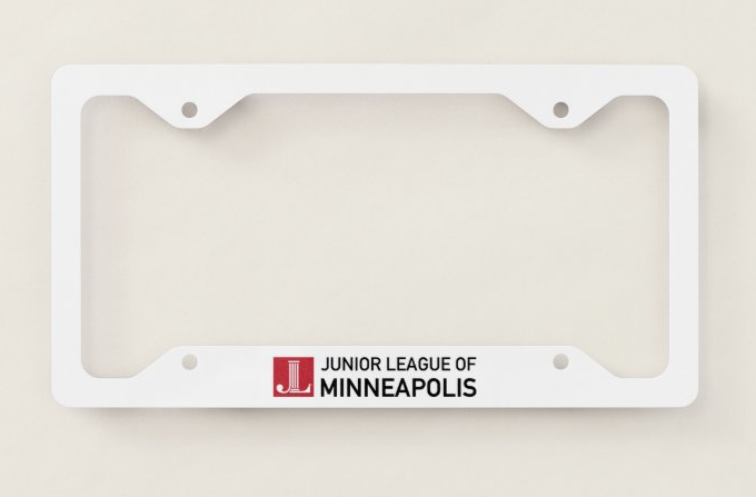 JL Minneapolis License Plate Frame