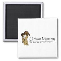 Urban Mommy "Logo" Magnet