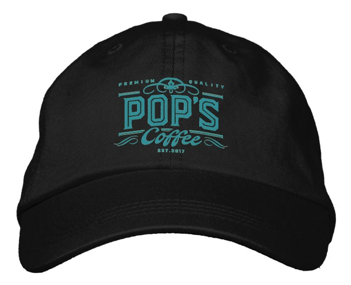 POP's Coffee "Logo" Unisex Embroidered Twill Hat