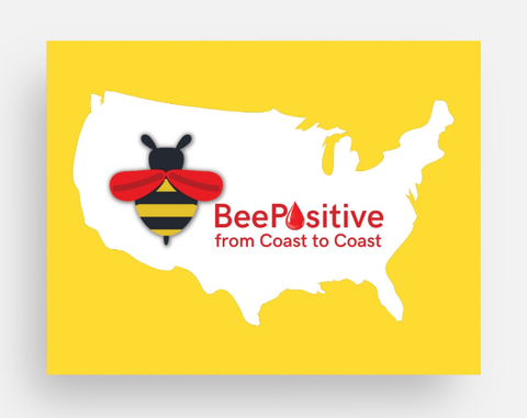 LLS "Team Bee Positive" Notecards