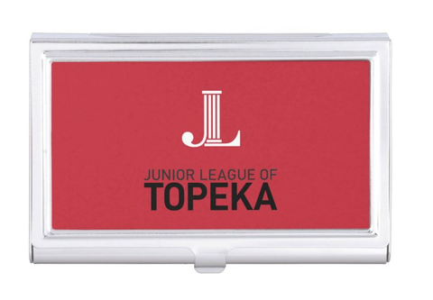 JL Topeka "Logo" Business Card Holder