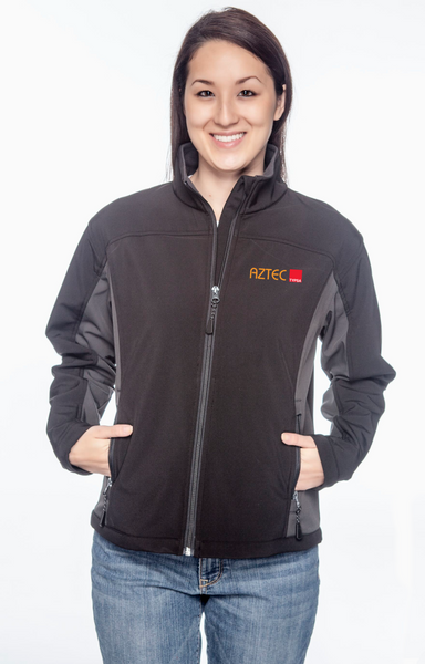 AZTEC Ladies' Soft Shell Colorblock Jacket
