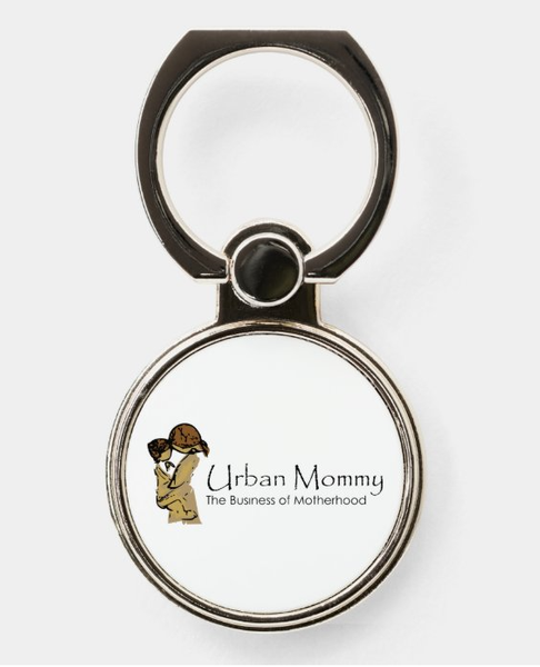 Urban Mommy "Logo" Phone Ring Holder & Stand