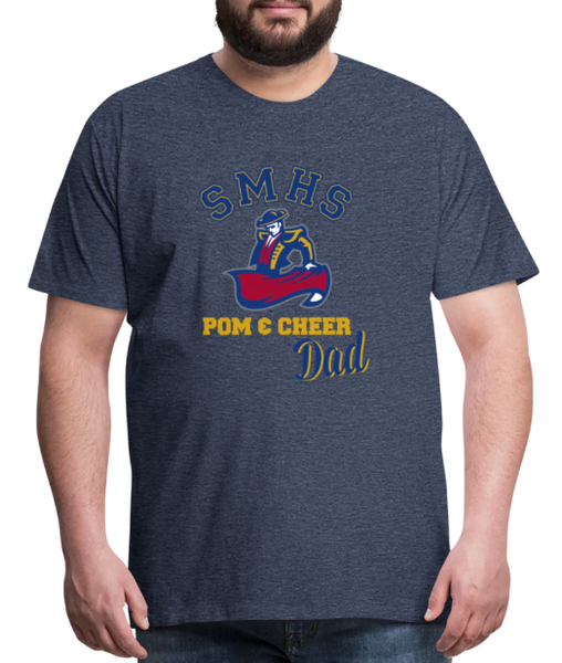 SMHS Pom & Cheer CUSTOMIZED "Dad" Unisex Premium T-Shirt
