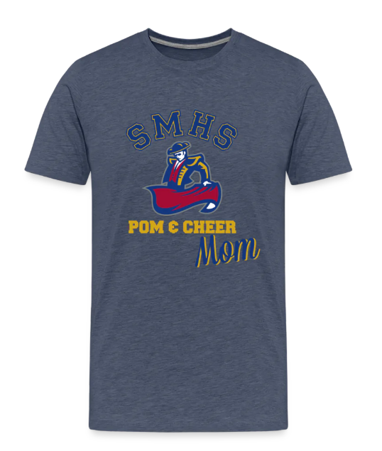SMHS Pom & Cheer CUSTOMIZED "Mom" Unisex Premium T-Shirt