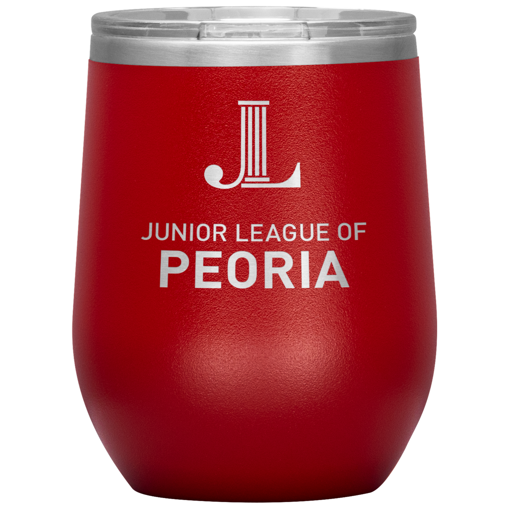 JL Peoria "Logo" Wine Tumbler