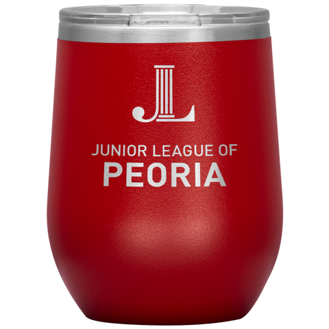 JL Peoria "Logo" Wine Tumbler