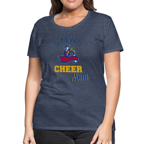 SMHS Pom & Cheer CUSTOMIZED "Cheer Mom" Women’s Premium T-Shirt