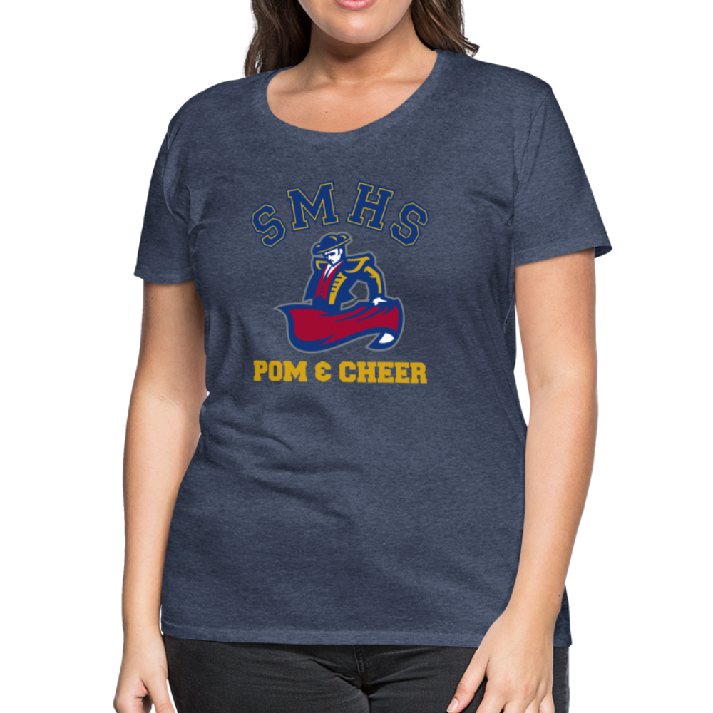 SMHS Pom & Cheer CUSTOMIZED "Student's Mom" Women’s Premium T-Shirt