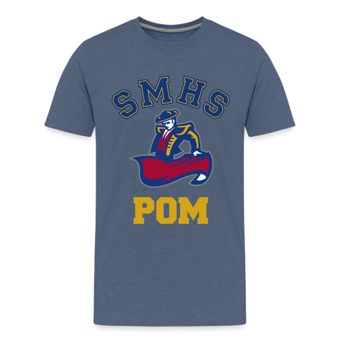 SMHS Pom & Cheer CUSTOMIZED "Student's Pom Mom" Unisex Premium T-Shirt
