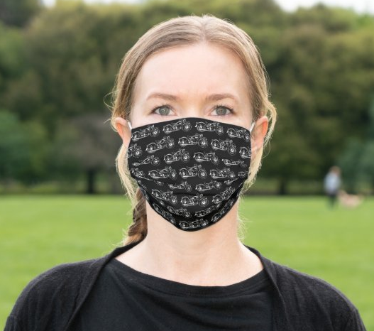 Cloth Face Mask "Motorcycles"