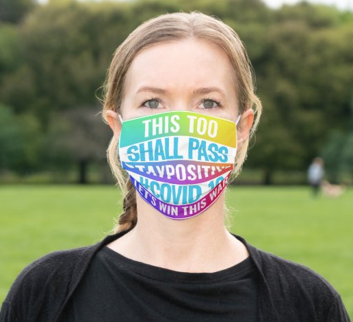 Cloth Face Mask "This to Shall Pass"