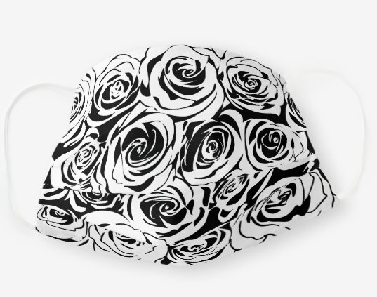 Cloth Face Mask "Roses"