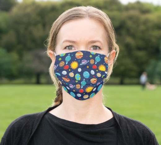 Cloth Face Mask "Planets"