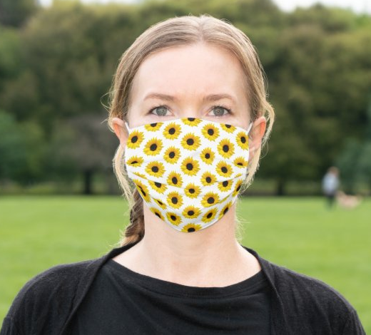 Cloth Face Mask "Sunflower"