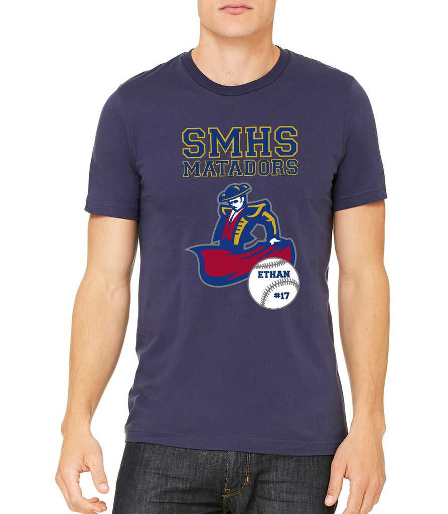 SMHS Unisex Customized Sports T-shirt