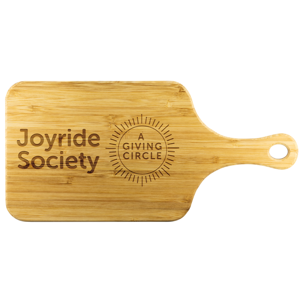 Joyride Society Bamboo Cutting Board w/Handle
