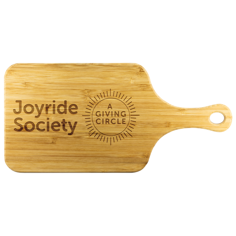 Joyride Society Bamboo Cutting Board w/Handle