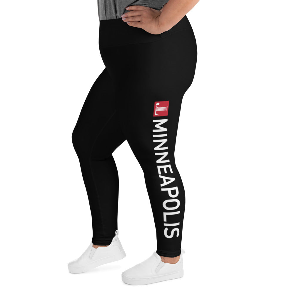 JL Minneapolis Women's Plus Size "Logo" Leggings