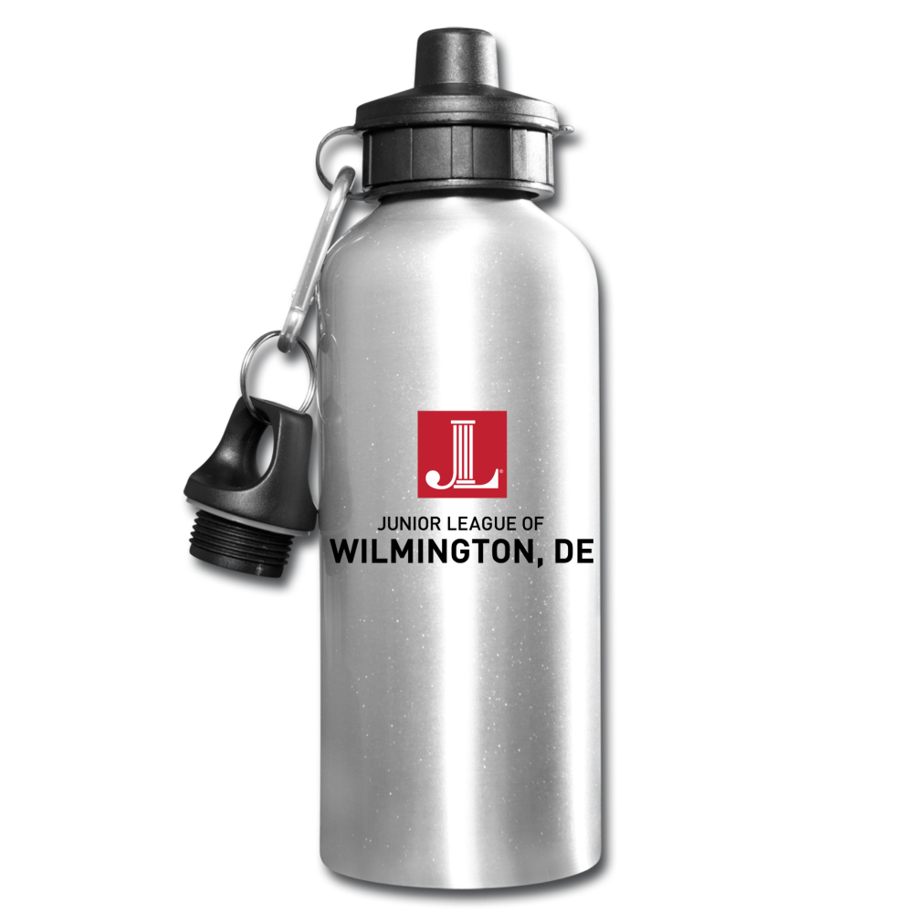 JL Wilmington, DE Water Bottle - silver