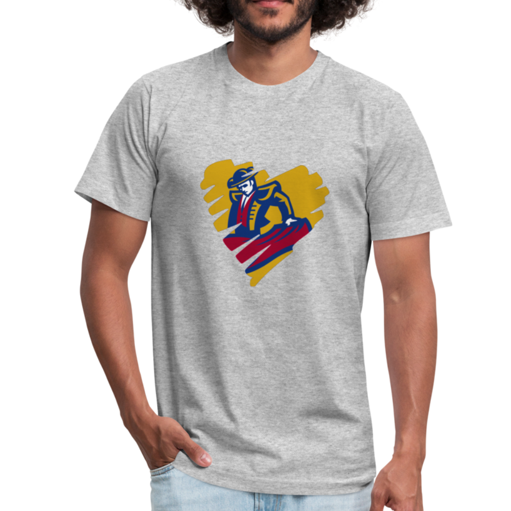 SMHS Unisex "Heart" T-shirt - heather gray