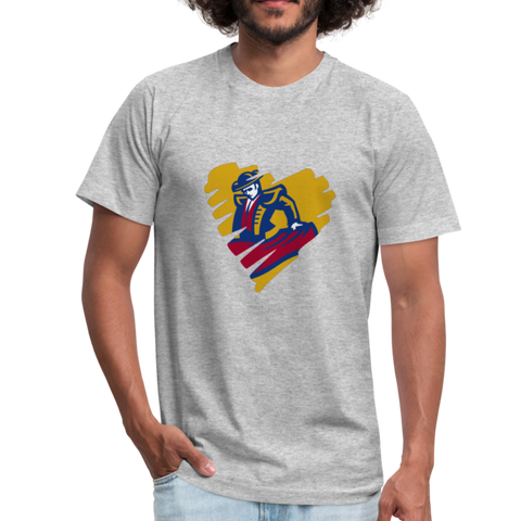 SMHS Unisex "Heart" T-shirt - heather gray