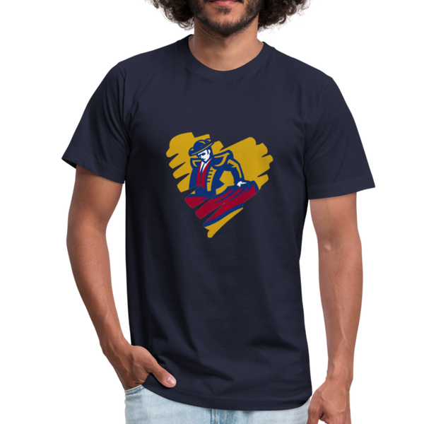 SMHS Unisex "Heart" T-shirt - navy