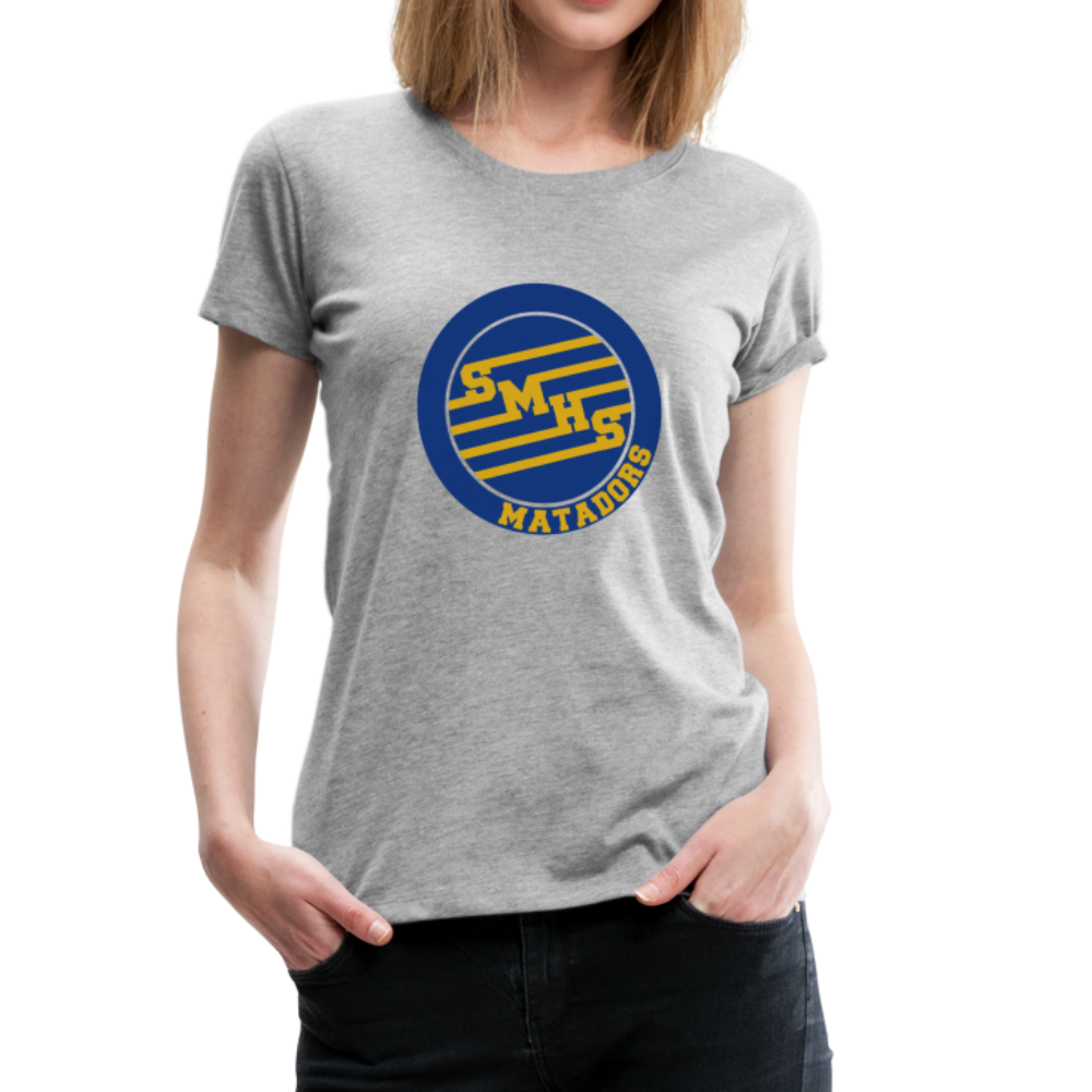 SMHS *NEW* Women's "Initials" T-shirt - heather gray