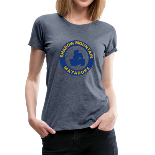 SMHS *NEW* Women's "SM Matadors" T-shirt - heather blue