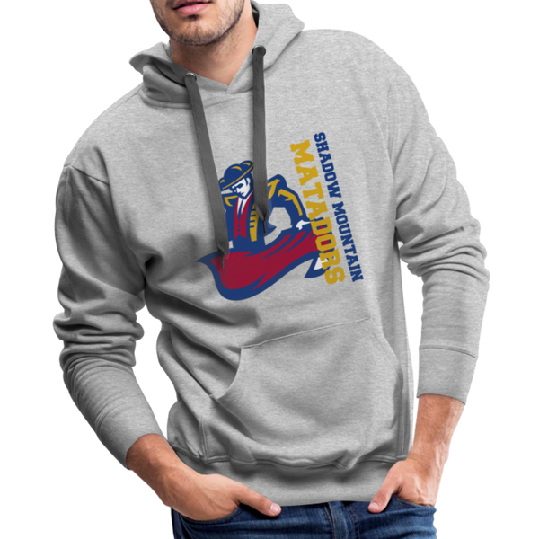 SMHS Unisex "Vertical Logo" Pullover Hoodie - heather gray