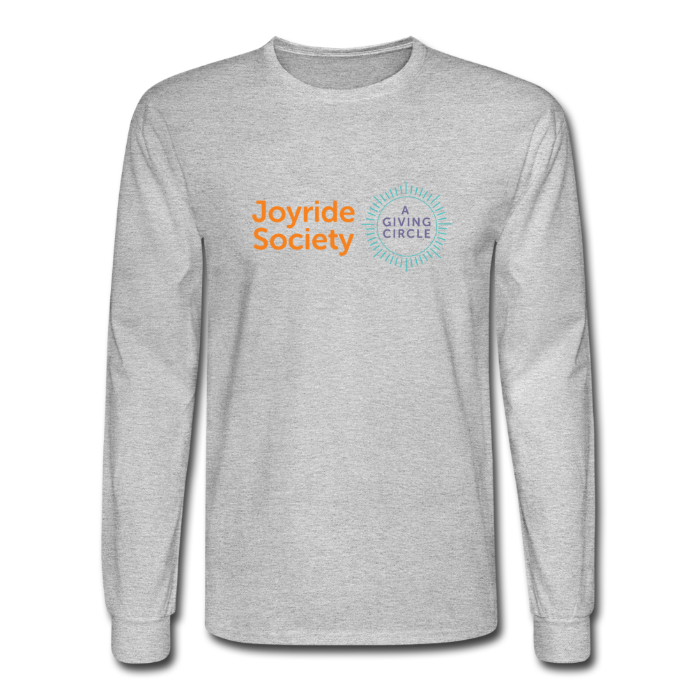 Joyride Society "Logo" Unisex Long Sleeve T-Shirt - heather gray